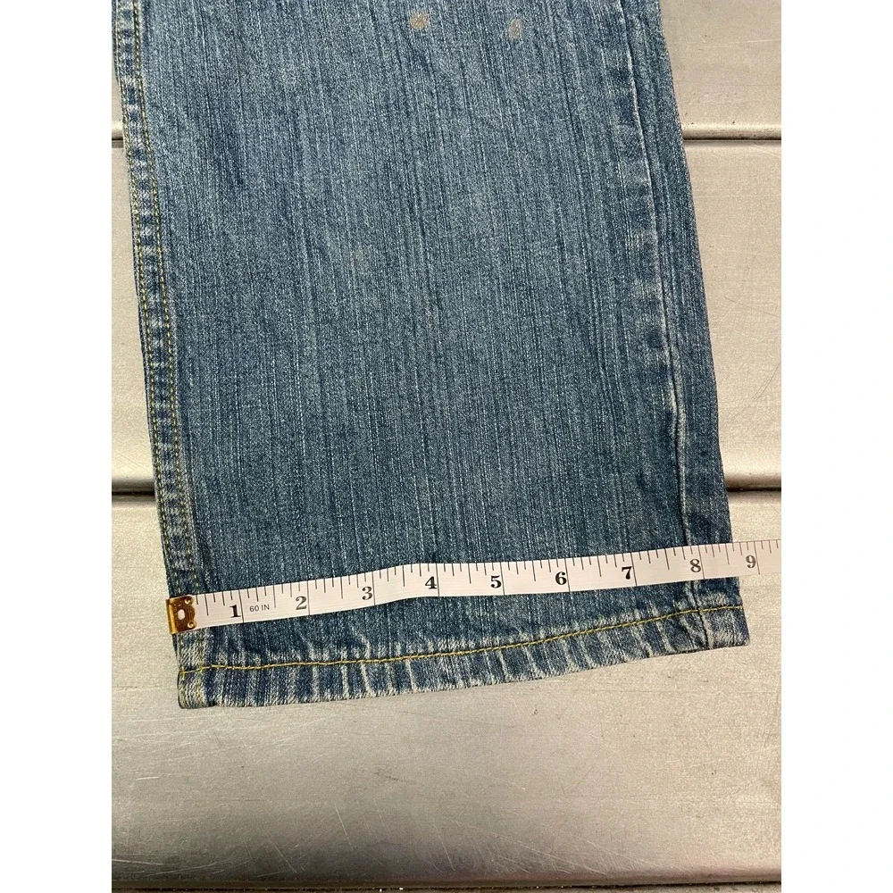 VTG Levis 751 Jeans Mens 36X32 Blue Medium Wash Denim Straight Leg 100%‎ Cotton
